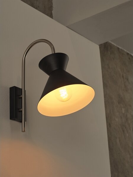 Osram - Настенна лампа DECOR WAIST 1xE27/40W/230V черна