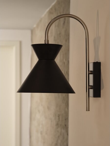 Osram - Настенна лампа DECOR WAIST 1xE27/40W/230V черна