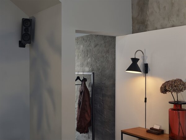 Osram - Настенна лампа DECOR WAIST 1xE27/40W/230V черна