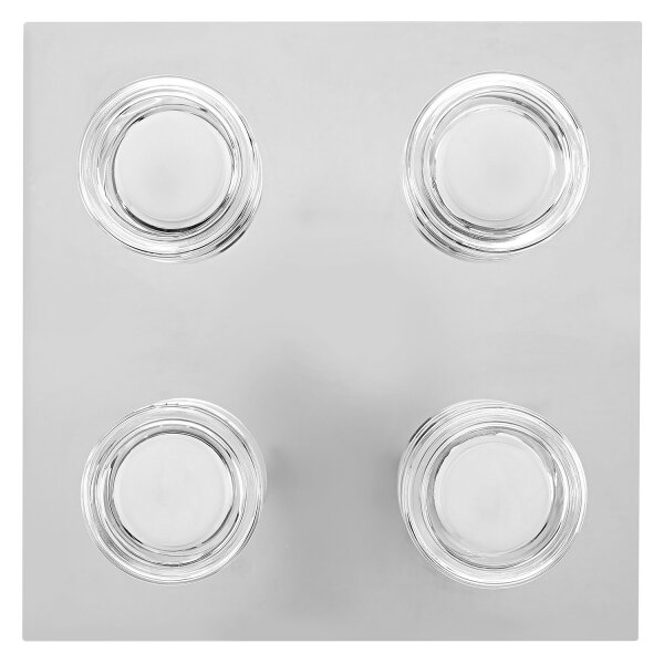 Osram - LED таванен осветител за баня ORBIS FLAME 4xLED/5,5W/230V IP44 хром