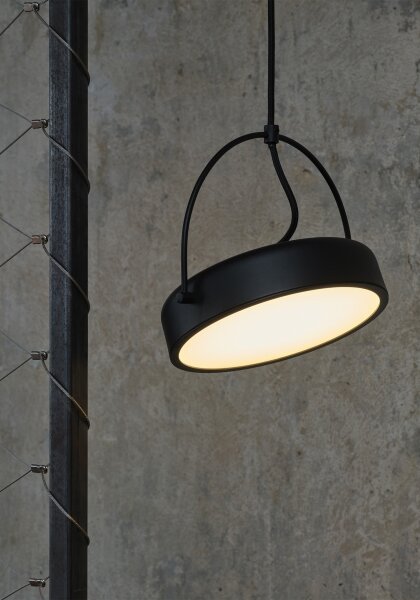Osram - LED висяща лампа на кабел DECOR PUCK LED/12W/230V CRI 90 черна