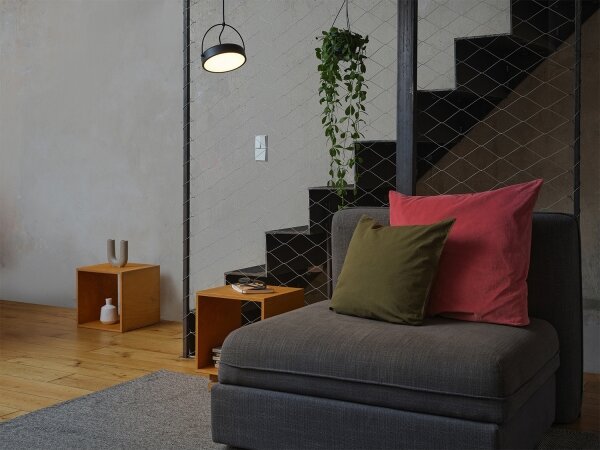 Osram - LED висяща лампа на кабел DECOR PUCK LED/12W/230V CRI 90 черна