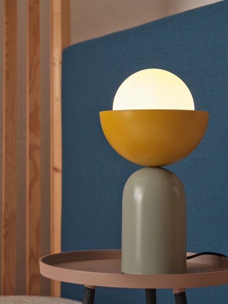 Osram - Настолна лампа DECOR BOWL 1xE14/25W/230V зелена/жълта