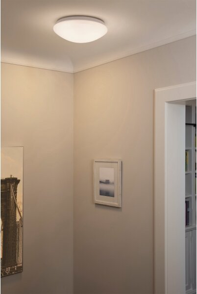 Osram - Плафон CEILING ESSENTIAL, 1xE27/25W/230V, Ø 25 см, бял