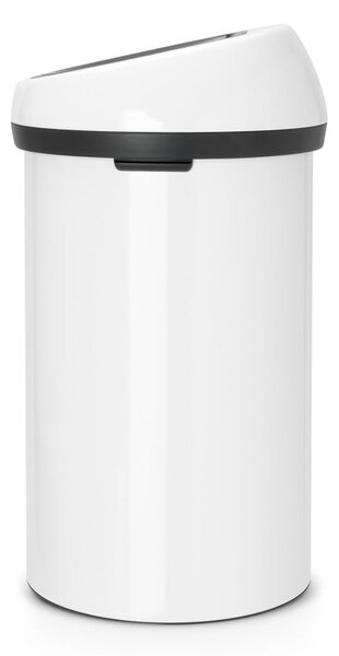 Бяло стоманено кошче за боклук, отваряне с докосване 60 l Touch Bin – Brabantia