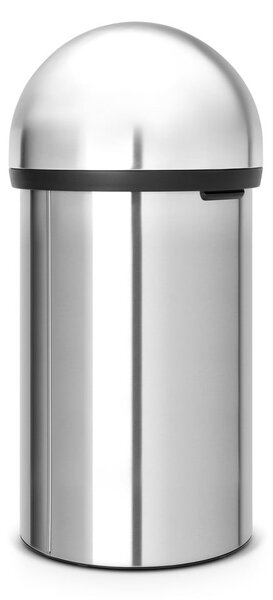 Матово-сребристо стоманено кошче за боклук 60 l Push Bin – Brabantia