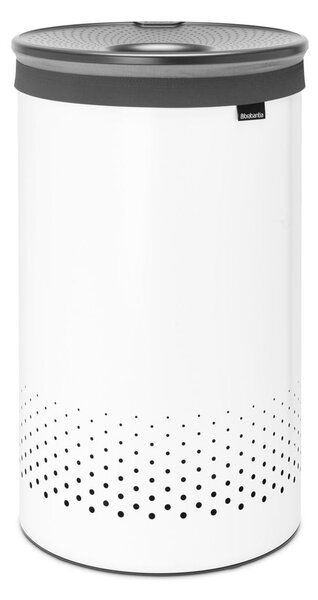 Бял метален кош за пране 60 l – Brabantia
