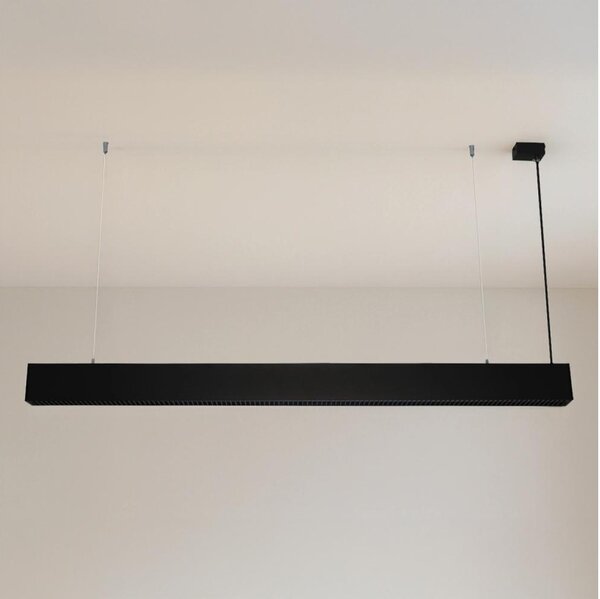 LED полилей на трос LED/55W/230V 3000/4000/6500K 120 см черен