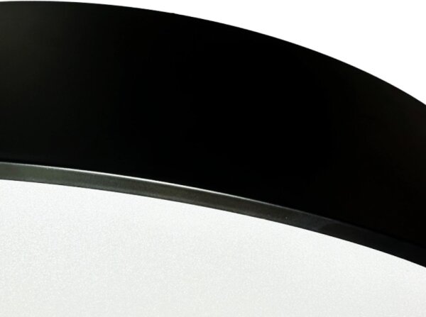 LED таванно осветително тяло, 135 W, 230 V, 3000/4000/6500 K, диаметър 80 см, черно