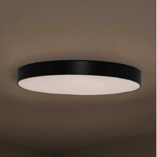 LED таванно осветително тяло, 135 W, 230 V, 3000/4000/6500 K, диаметър 80 см, черно