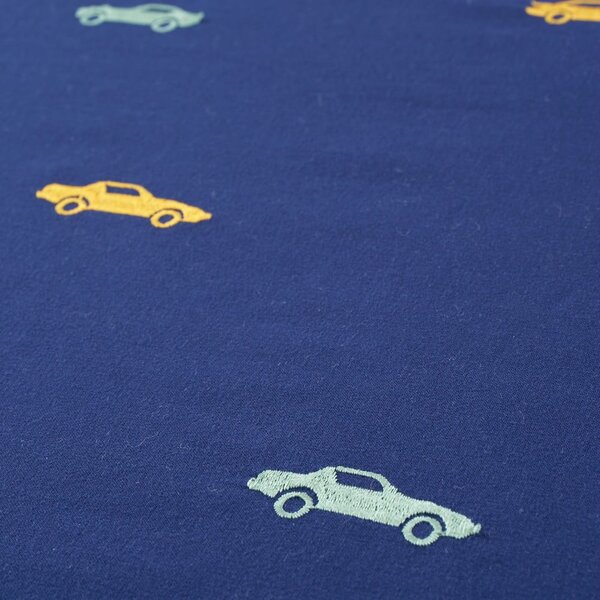 Единично детско спално бельо от микрофибър 135x200 cm Embroidered Cars – Catherine Lansfield