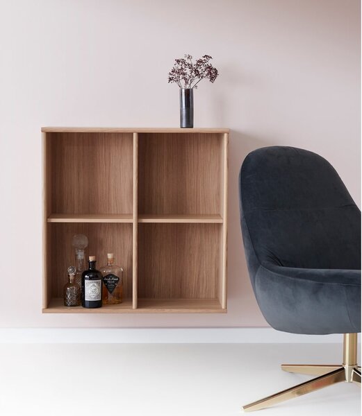 Стенен шкаф за книги, облицован с дъб Mistral 025 - Hammel Furniture