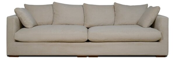 Бежов велурен диван 266 cm Comfy - Scandic