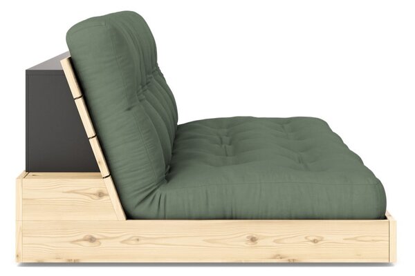 Зелен разтегателен диван 196 cm Base – Karup Design