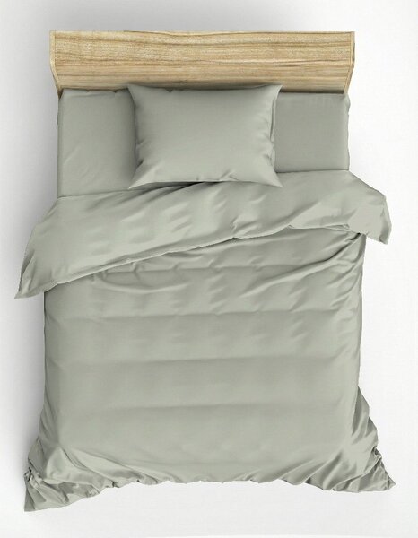 Светлозелено единично спално бельо 200x140 cm Plain – Mijolnir