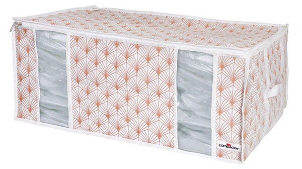 Розова вакуумна кутия за съхранение на дрехи Signature 3D Vacuum Bag, 210 л Blush - Compactor