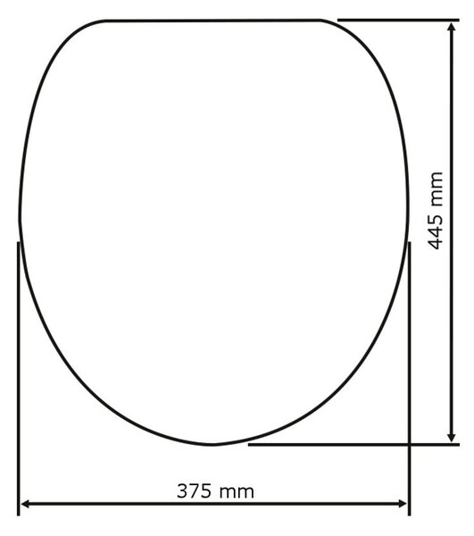 Тоалетна седалка от гранит с лесно затваряне Premium , 45,2 x 37,6 cm Ottana - Wenko