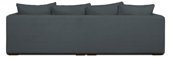 Сив велурен диван 266 cm Comfy - Scandic