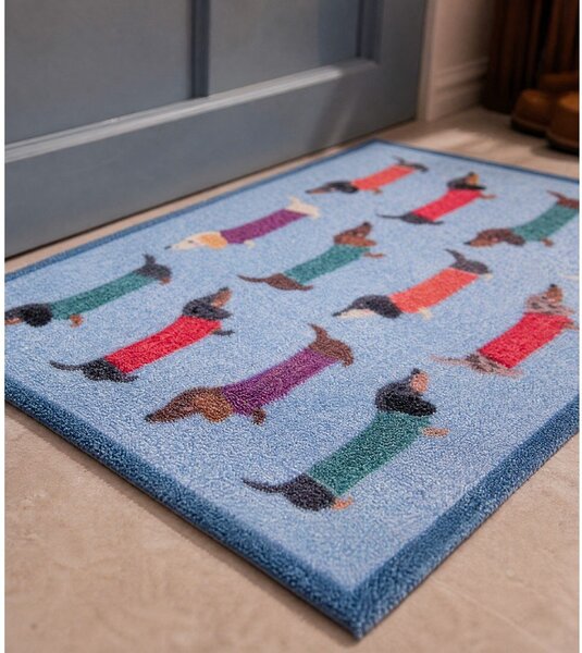 Текстилна изтривалка 40x60 cm Dachshund – Artsy Doormats