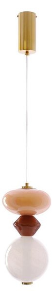 LED полилей на кабел FLORES LED/10W/230V златист/оранжев/кафяв