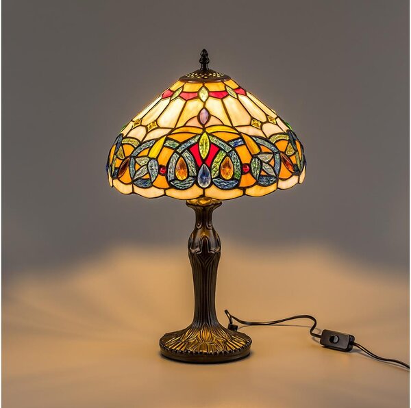 Brilagi - Витражна настолна лампа в стил Tiffany LUISA 1xE27/40W/230V