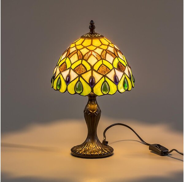 Brilagi - Tiffany витражна настолна лампа MARGARET 1xE14/40W/230V