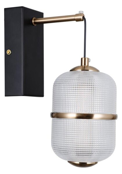 ITALUX WL-34375-1-BK - LED стенна лампа ALANI LED/6W/230V 3000K черна/златна