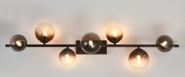 Brilagi - LED полилей за повърхностен монтаж MILLA 7xG9/3W/230V кафяв/опушено кафяв