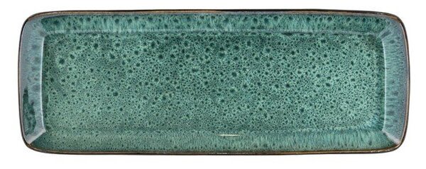Керамичен поднос за сервиране 14x38 cm Gastro Green/Black – Bitz