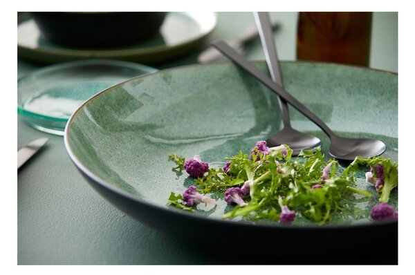 Зелена/черна глинена купа ø 40 cm Gastro Black/Green – Bitz