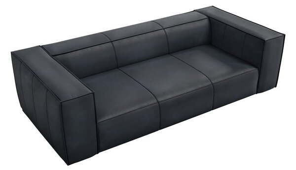 Тъмносин кожен диван 227 cm Madame – Windsor & Co Sofas