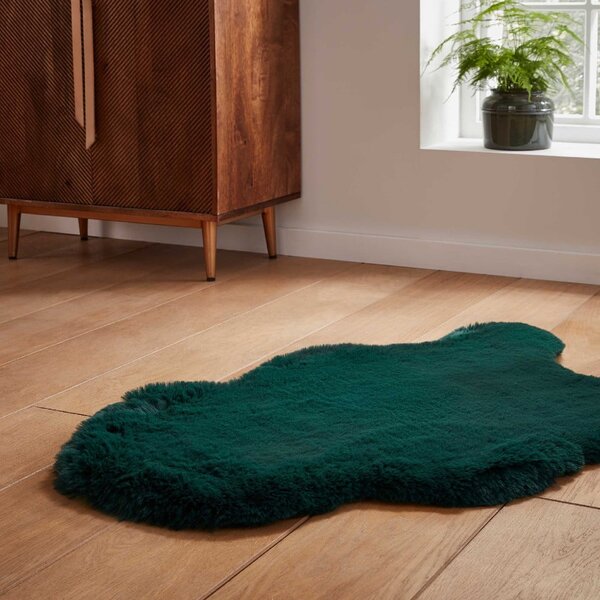 Синтетична кожа петролена 60x90 cm Super Teddy – Think Rugs