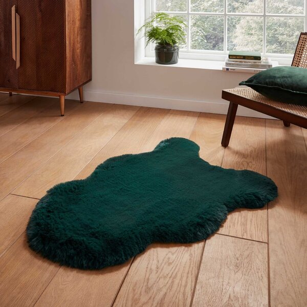 Синтетична кожа петролена 60x90 cm Super Teddy – Think Rugs