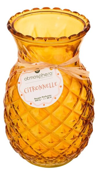 Ароматна свещ atmosphera Fruity, Плодов аромат, Стъклен буркан, 600 g