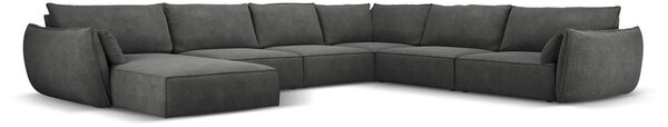 Сив ъглов диван (десен ъгъл) Vanda - Mazzini Sofas