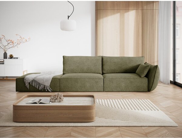 Зелен шезлонг (десен ъгъл) Vanda – Mazzini Sofas