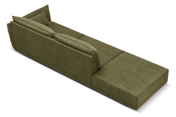 Зелен шезлонг (десен ъгъл) Vanda – Mazzini Sofas