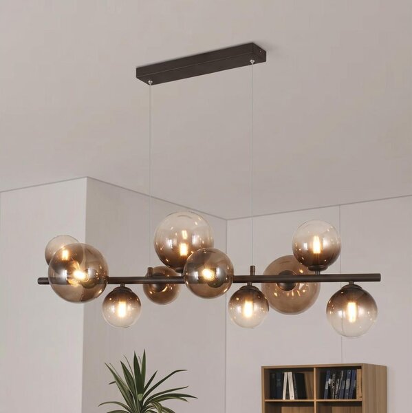 Brilagi - LED полилей с окачване на кабел MILLA 10xG9/3W/230V кафяв/опушено-кафяв
