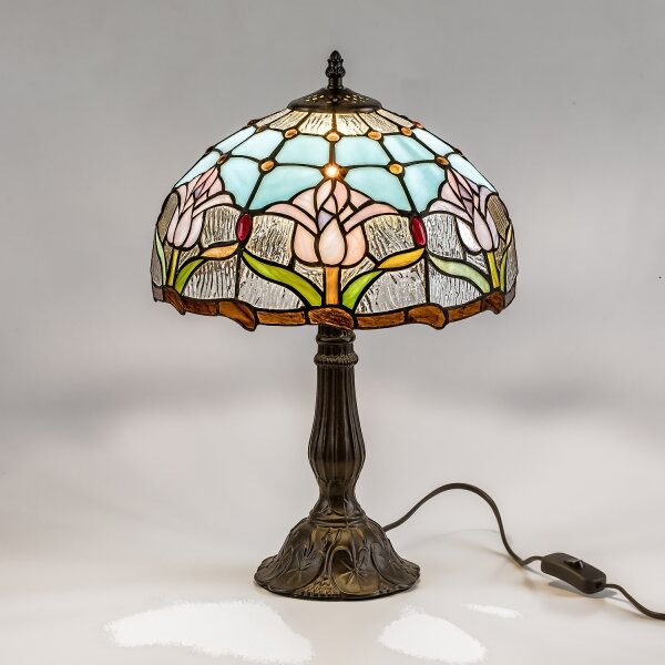 Brilagi - настолна витражна лампа Tiffany LORAS 1xE27/40W/230V
