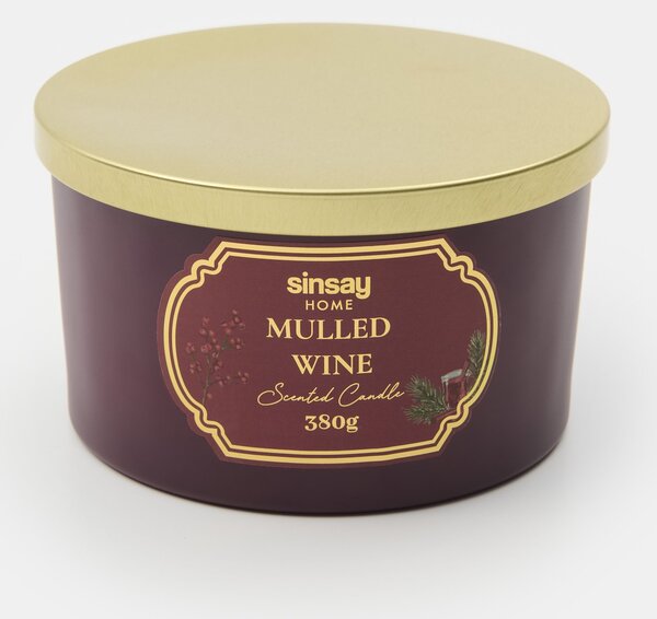 Sinsay - Ароматна свещ Mulled Wine - люто червено