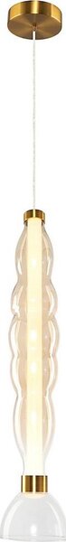 LED Пендел LUCCO LED/18W/230V Ø 15 см златист