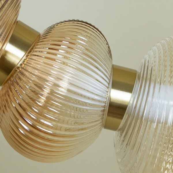 LED полилей на кабел BOLLA LED/36W/230V златист/опушено бежово