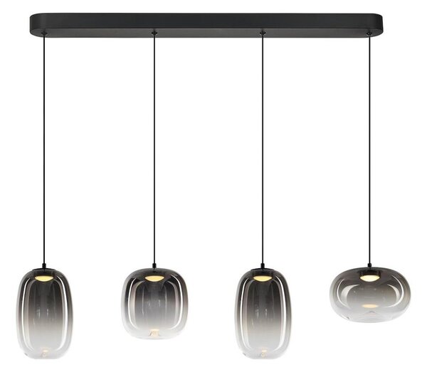 LED Пендел VASO LED/15W/230V черен/опушен