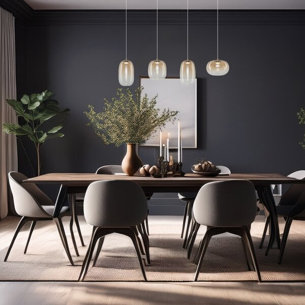 LED Пендел VASO LED/15W/230V златист/опушен