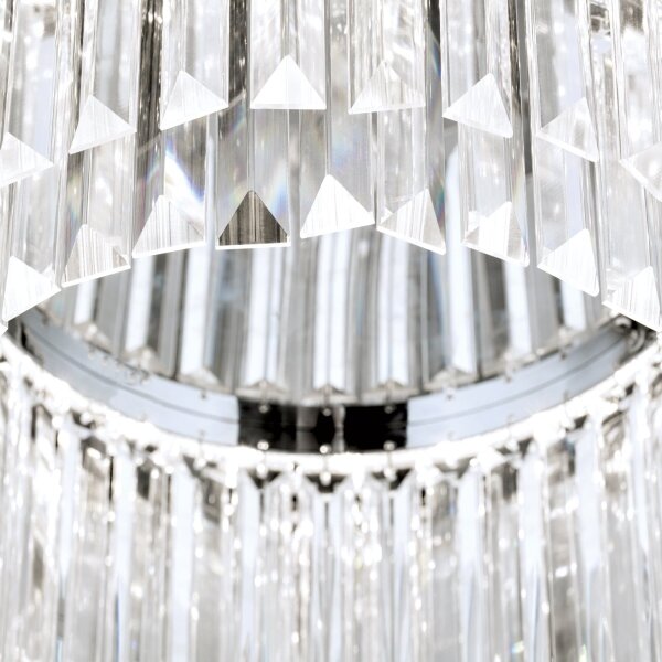 Orion - LED кристално осветително тяло PRISM LED/80W/230V пр. 55 см хром