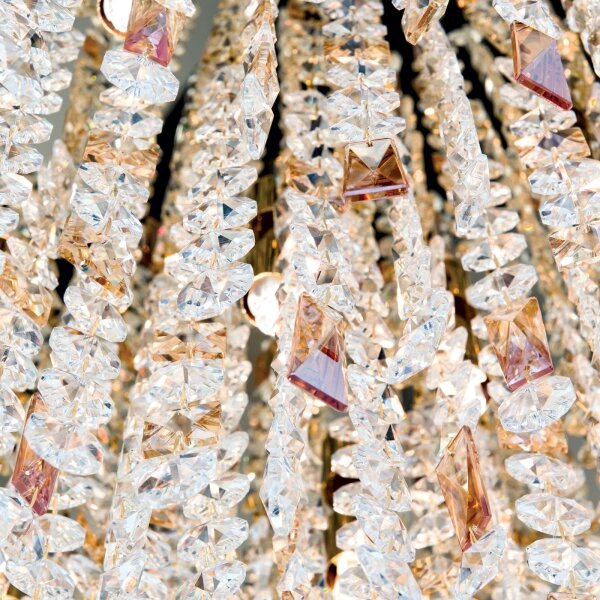 Orion - Кристален пендел CRYSTALRIVER 21xG9/40W/230V златист