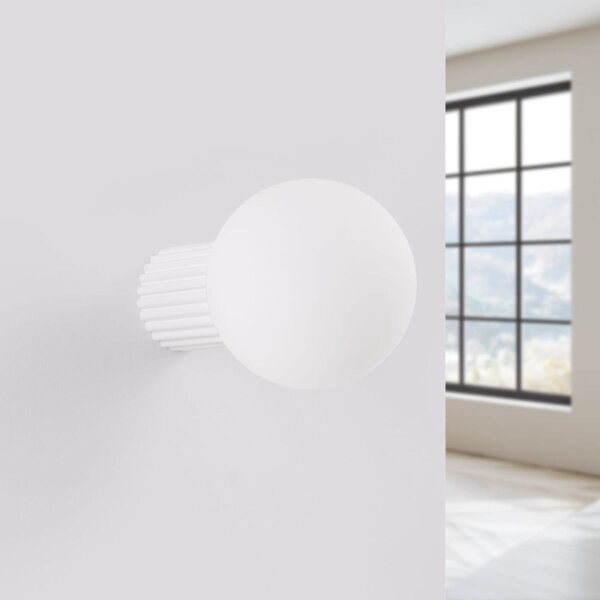 Sollux SL.1707 - Аплик за баня HALO 1xG9/8W/230V IP44 бял