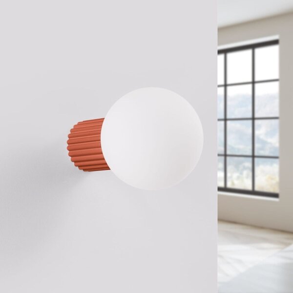 Sollux SL.1727 - Аплик за баня HALO 1xG9/8W/230V IP44 оранжев