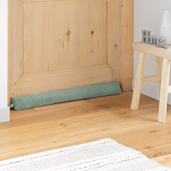 Зелено уплътнение за врата 10x80 cm Flanela – douceur d'intérieur