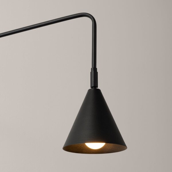 Sollux SL.1697 - Аплик NOX 1xE14/10W/230V черен